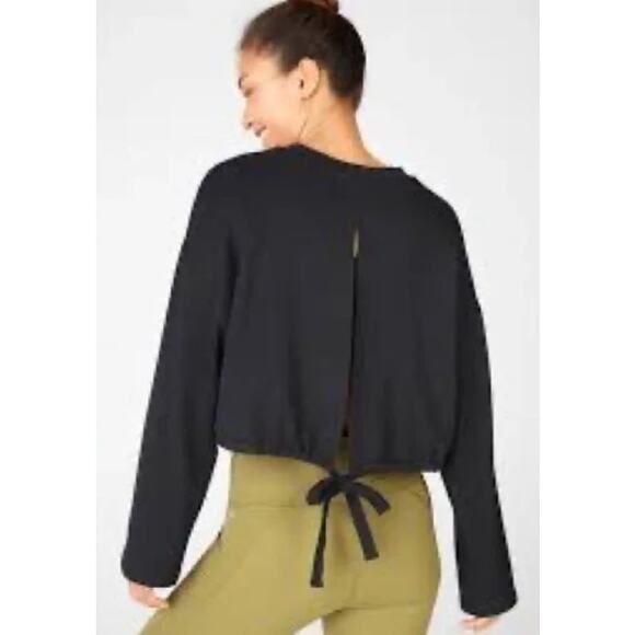 Fabletics Sweatshirt open tie back size XXL - Picture 1 of 4